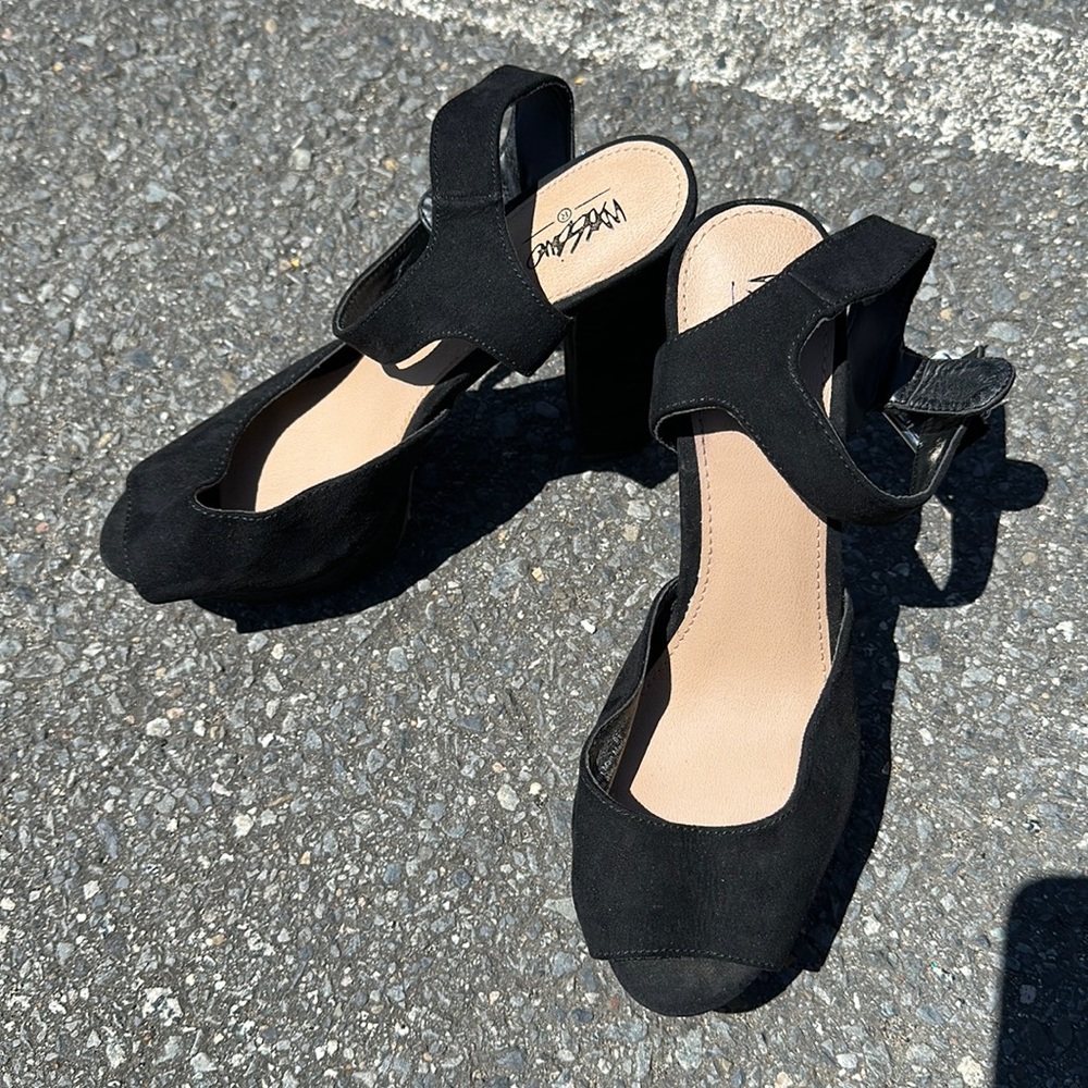 Black Platform Heels